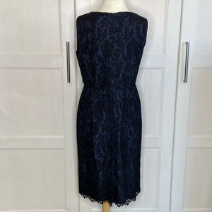 Brooks Brothers Navy Lace Dress